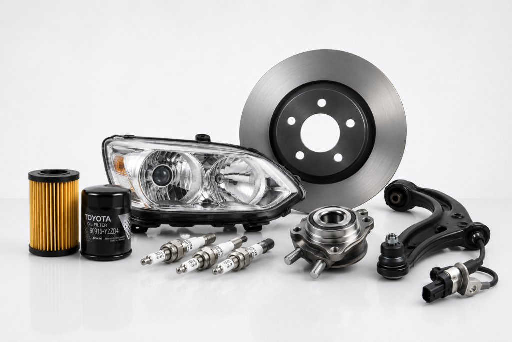 Originele en aftermarket Toyota onderdelen voor personenauto's, SUV's en bedrijfswagens.